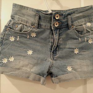 denim shorts